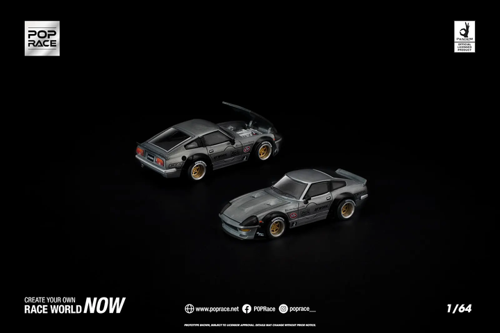 [Preorder] POPRACE 1:64 PANDEM 280ZX RAW METAL PR640410
