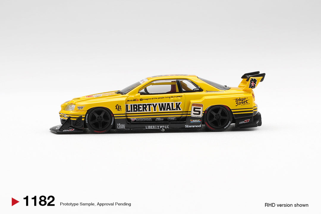 [Preorder] MINI GT 1:64 Nissan LB-ER34 Super Silhouette SKYLINE MGT01182