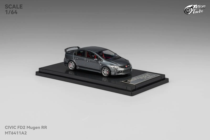 [Preorder] Microturbo 1:64 Custom FD2 MUGEN RR - Metallic Grey MT6411A2