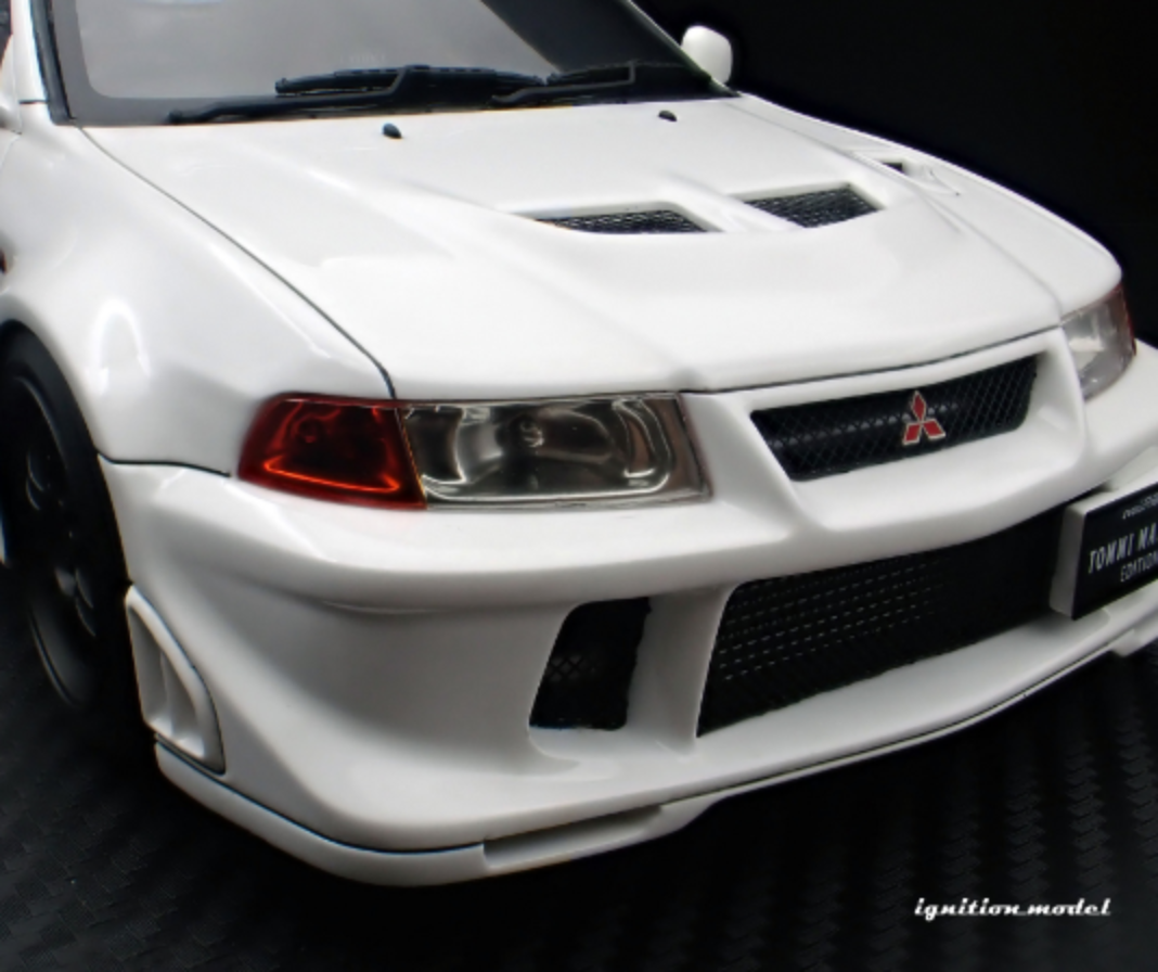 [Preorder] Ignition Model 1:18 Mitsubishi Lancer Evolution VI GSR T.M.E (CP9A) White IG3663