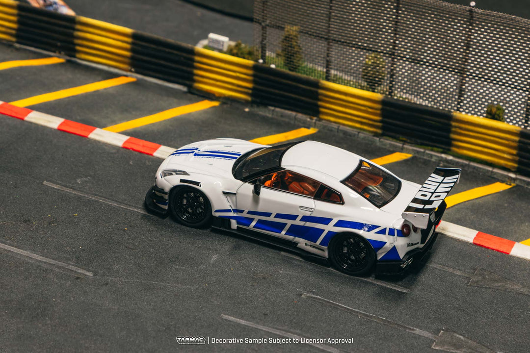 [Preorder] Tarmac Works 1:43 LB-WORKS NISSAN GT-R R35 type 2 White - licensed by Nissan T43-019-WH