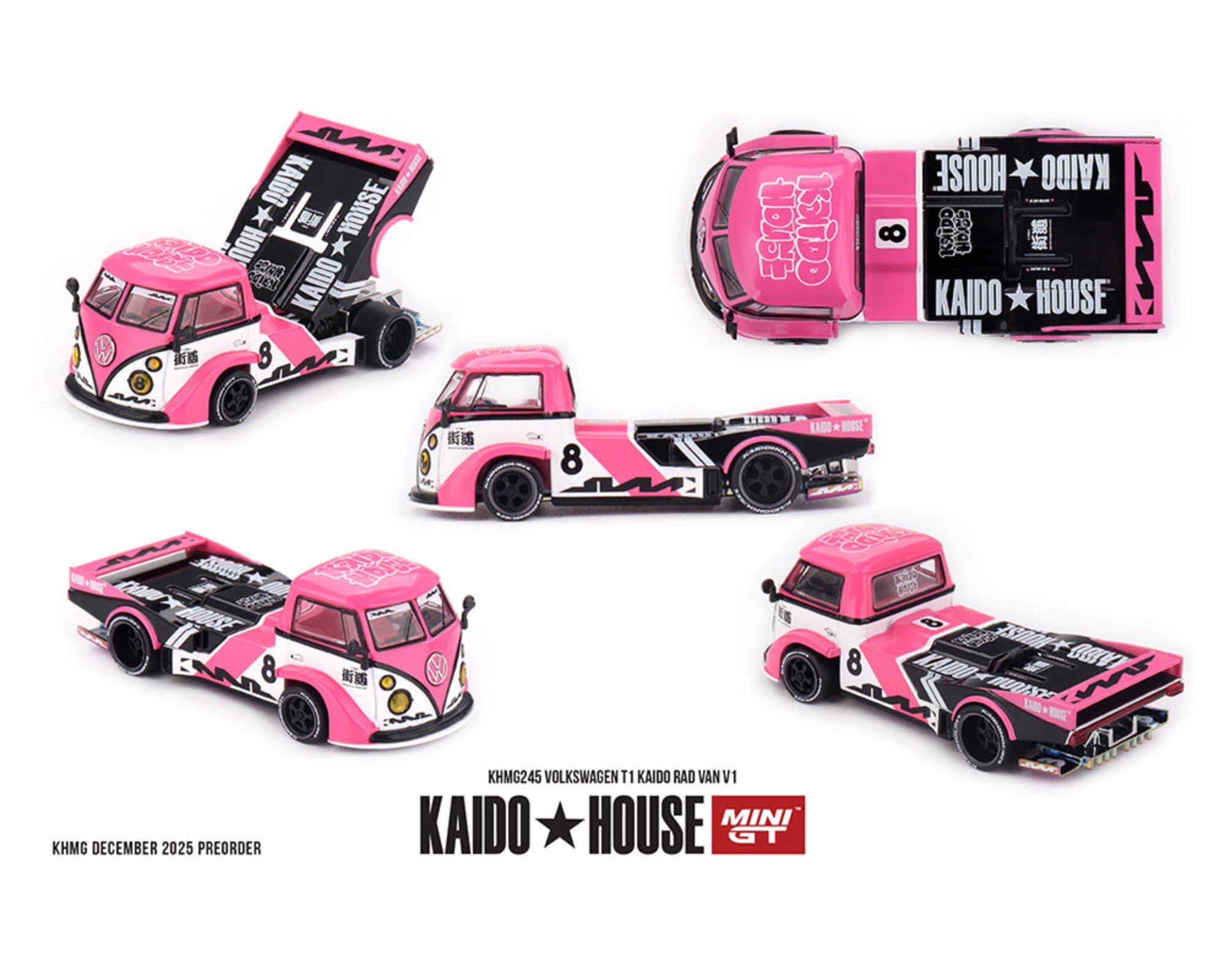 Preorder] Kaido House x Mini GT Volkswagen T1 KAIDO RADVAN V1