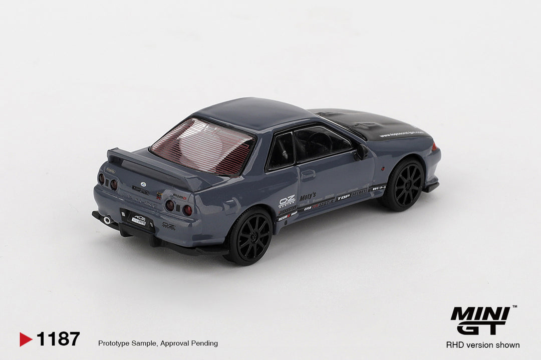 [Preorder] Mini GT 1:64 Nissan Skyline GT-R Top Secret VR32 Stealth Grey MGT01187-BL