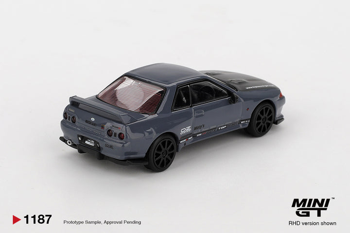 [Preorder] Mini GT 1:64 Nissan Skyline GT-R Top Secret VR32 Stealth Grey MGT01187-BL