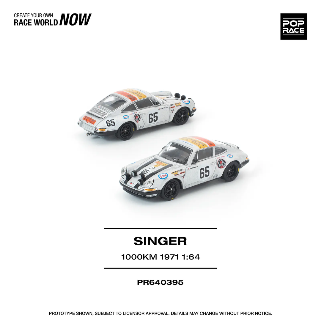 [Preorder] POPRACE 1:64 Porsche SINGER SPA 1000KM 1971 PR640395