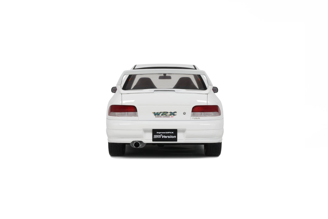 OttO 1:18 SUBARU IMPREZA WRX TYPE RA STI PURE WHITE 2000 OT490