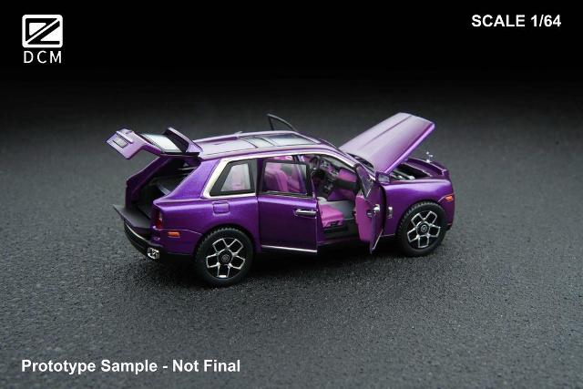 DCM 1:64 Rolls Royce Cullinan Purple (2 Colours)