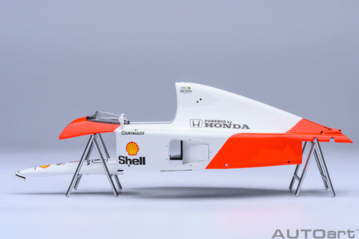 [Preorder] AUTOart 1:18 McLaren Honda MP4/6 1991 A. Senna #1 Without McLaren Logo 89150