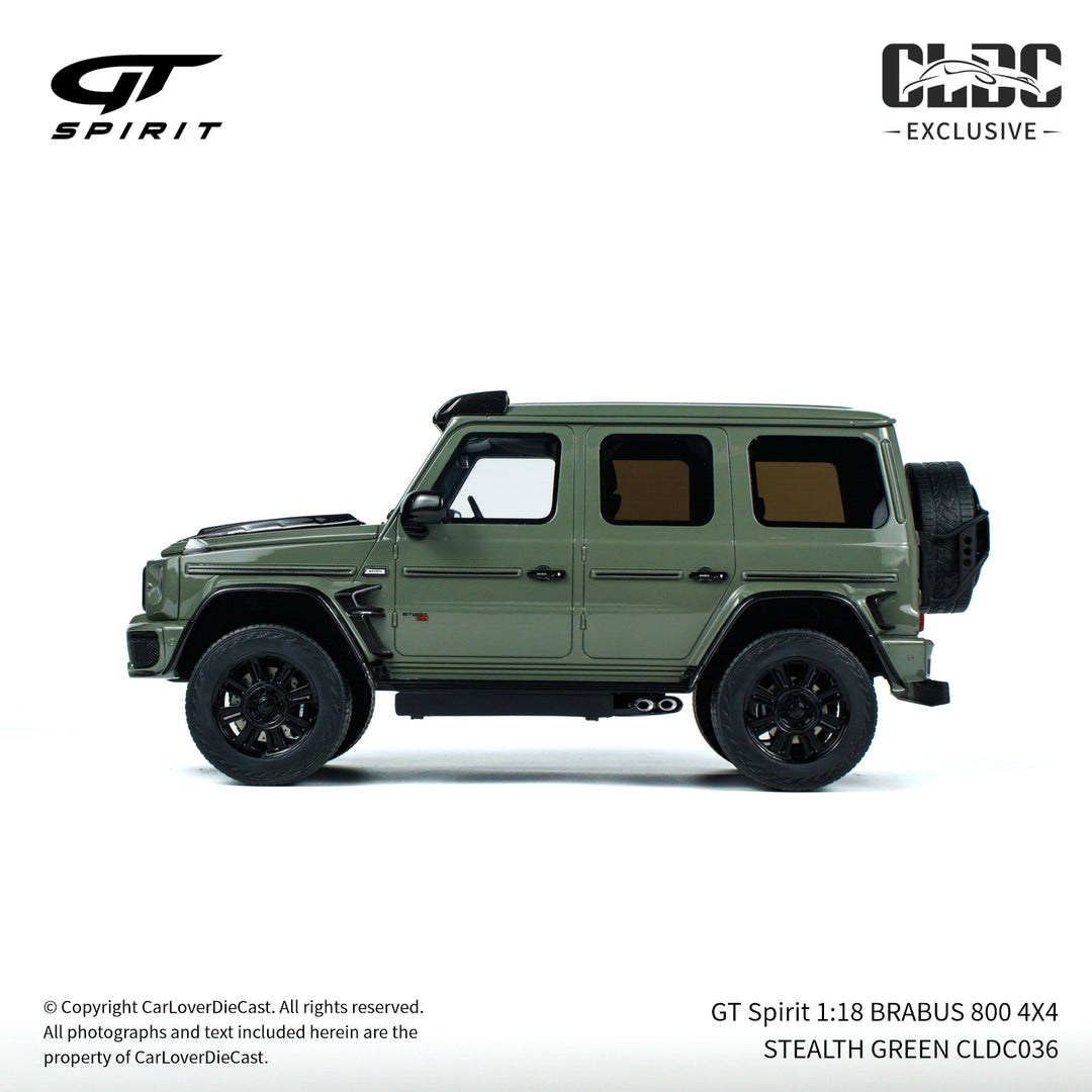 [Preorder] GT Spirit 1:18 BRABUS 800 4X4 STEALTH GREEN CLDC036