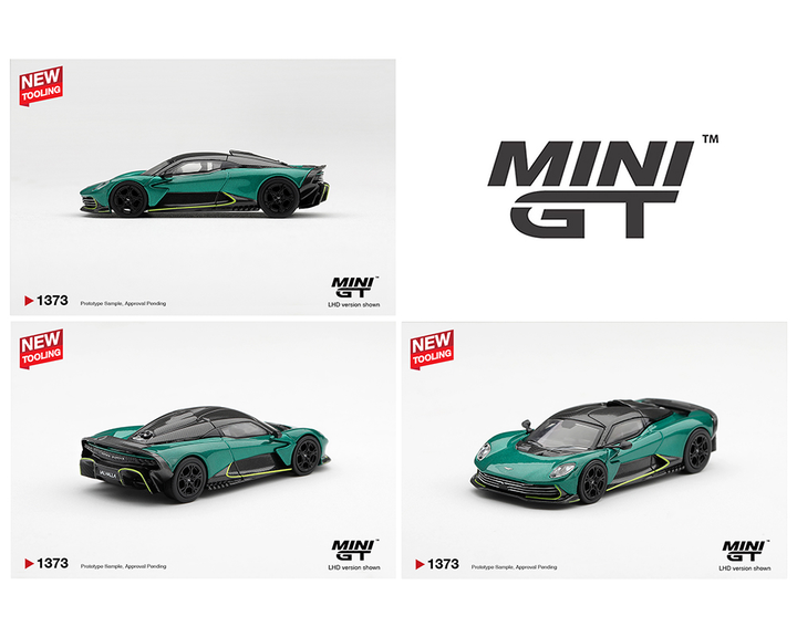 [Preorder] Mini GT 1:64 Aston Martin Valhalla Podium Green – Limited Edition MGT01373-BL
