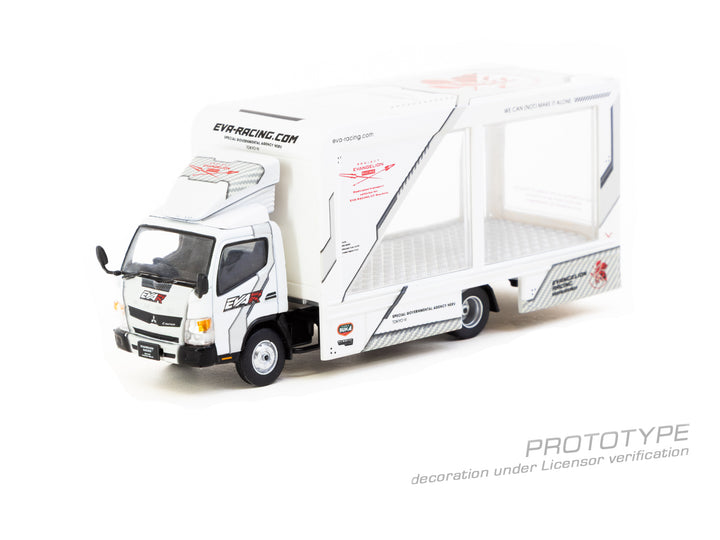 [Preorder] Tarmac Works 1:64 Mitsubishi Fuso Canter EVA Racing T64T-TL002-EVA