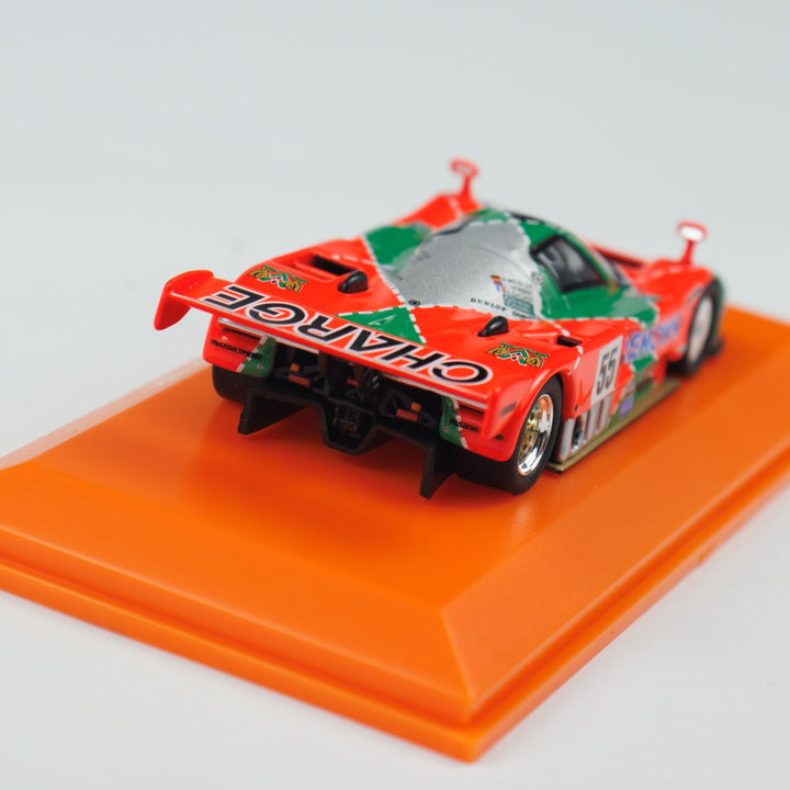 Kyosho 1:64 Mini Car &amp; Book Mazda 787B (NO.55) K07033B1-CL (Chinese Version) K07033B1-CL