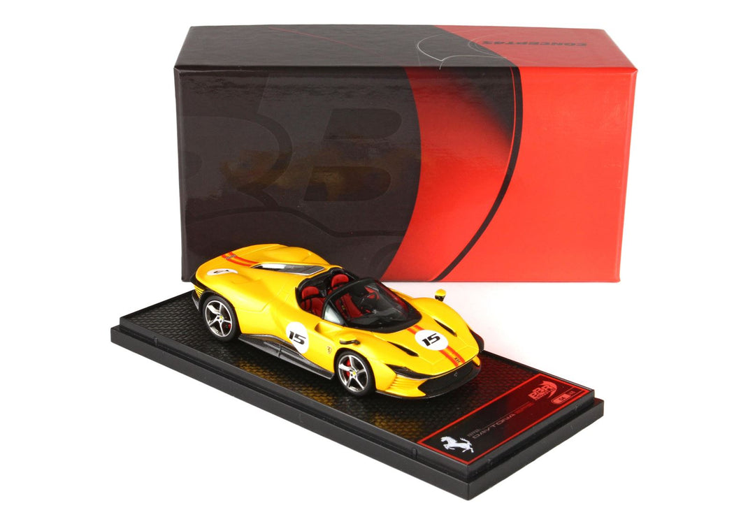 BBR Model 1:43 Ferrari Daytona SP3 serie Icona Giallo Tristrato BBRC267S4