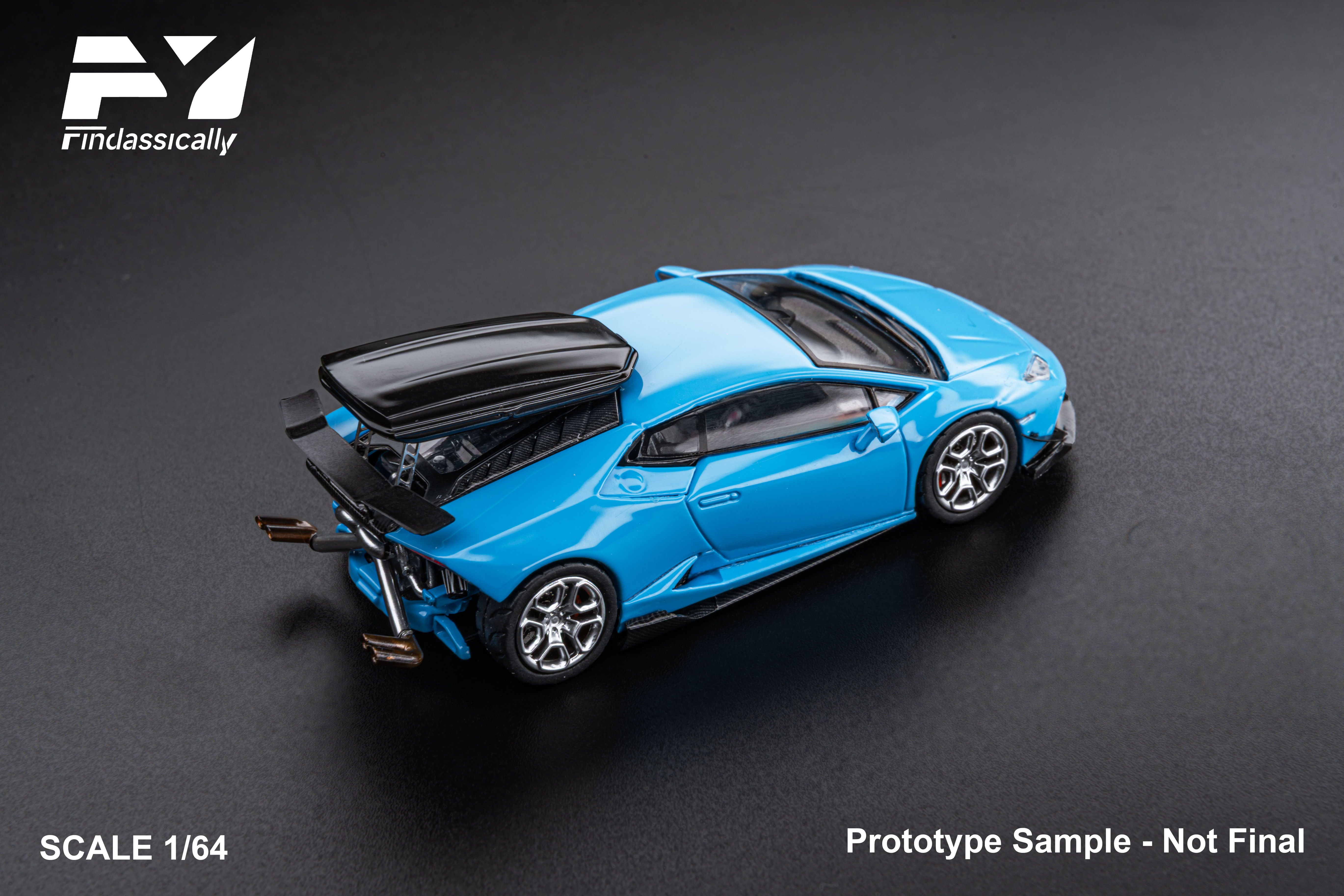 ダウラギリ産ポイント-64-2 Finclassically 1:64 Lamborghini Huracan With Travel Suitcase (2