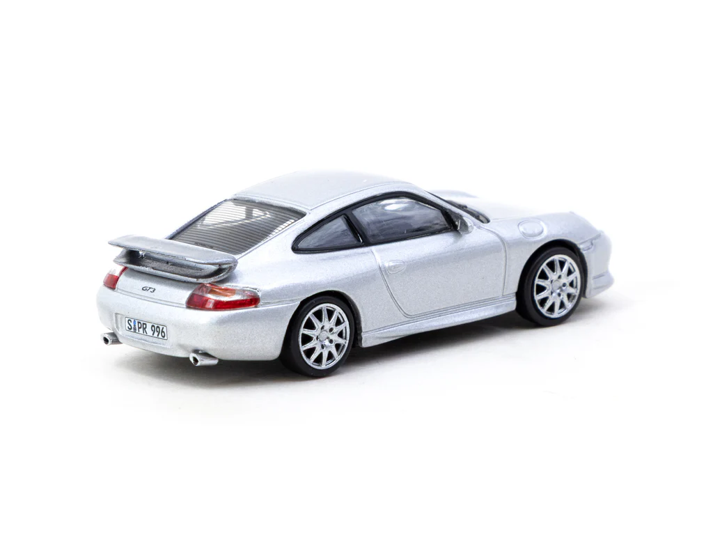 Tarmac Works 1:64 Porsche 911 GT3 (type 996) Silver T64G-069-SL