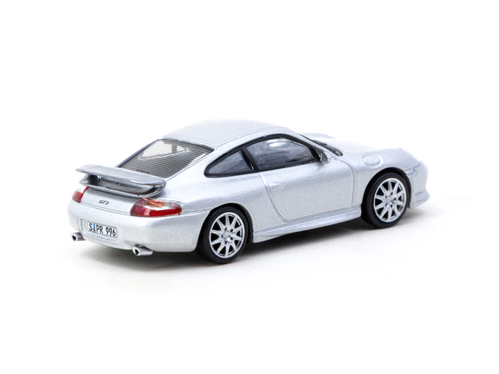 Tarmac Works 1:64 Porsche 911 GT3 (type 996) Silver T64G-069-SL