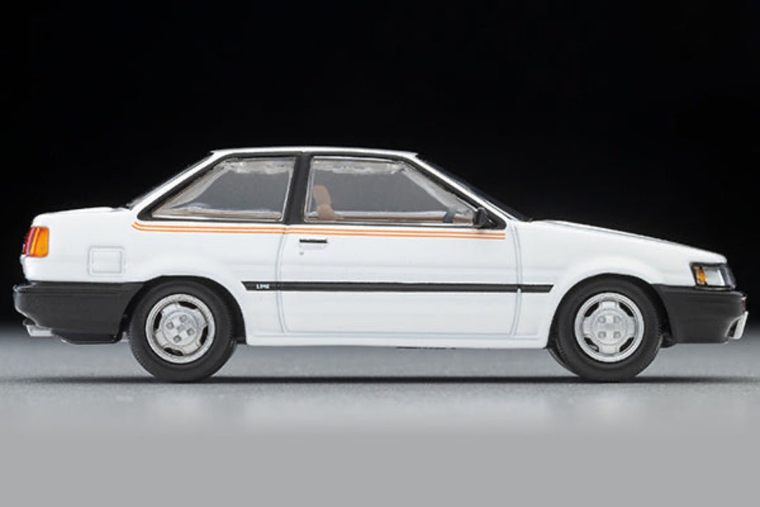 Tomytec TLVN 1:64 Toyota Corolla Levin 2-door lime (white) 1983 LV-N284e