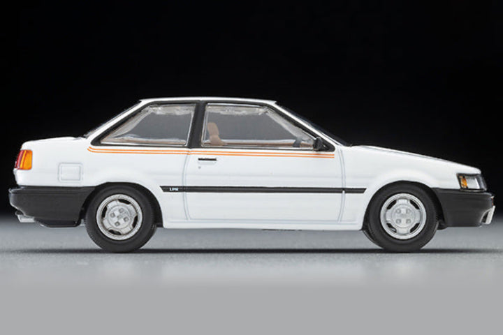 Tomytec TLVN 1:64 Toyota Corolla Levin 2-door lime (white) 1983 LV-N284e