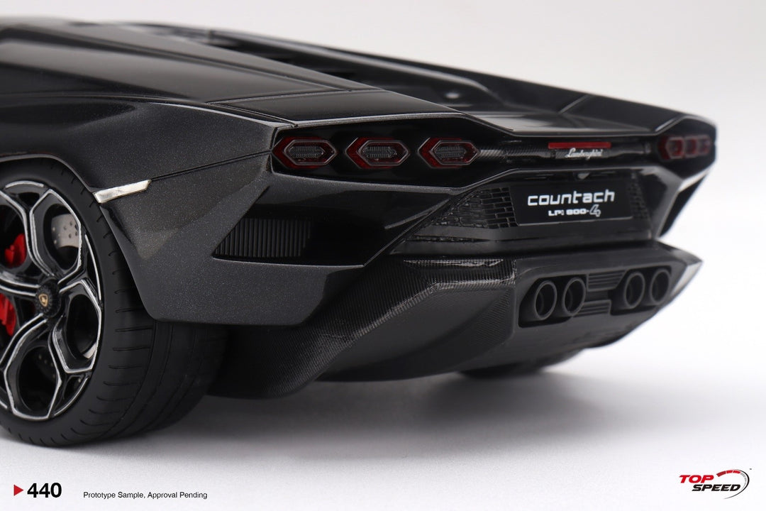 [Preorder] Topspeed 1:18 Lamborghini Countach LPI 800-4  Nero Maia TS0440