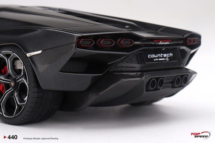 [Preorder] Topspeed 1:18 Lamborghini Countach LPI 800-4  Nero Maia TS0440