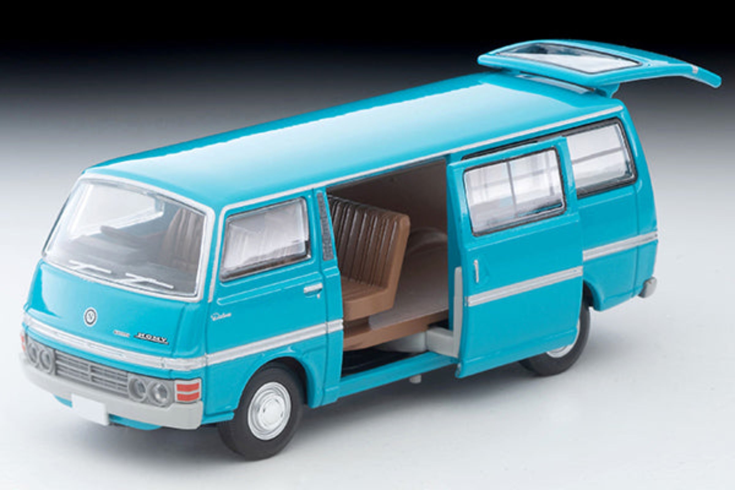 Tomytec TLVN 1:64 Nissan Homy Long Light Van (Blue) 1976 – Horizon