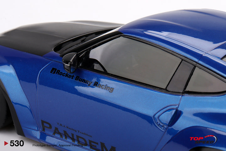 [Preorder] Topspeed 1:18 Nissan Z (RZ34) Pandem Seiran Blue TS0530