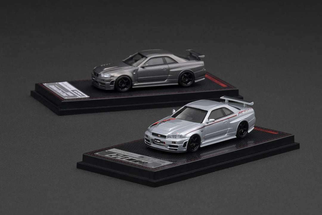 [Preorder] Ignition Model 1:64 Nissan Nismo R34 GT-R Z-tune Silver IG3840