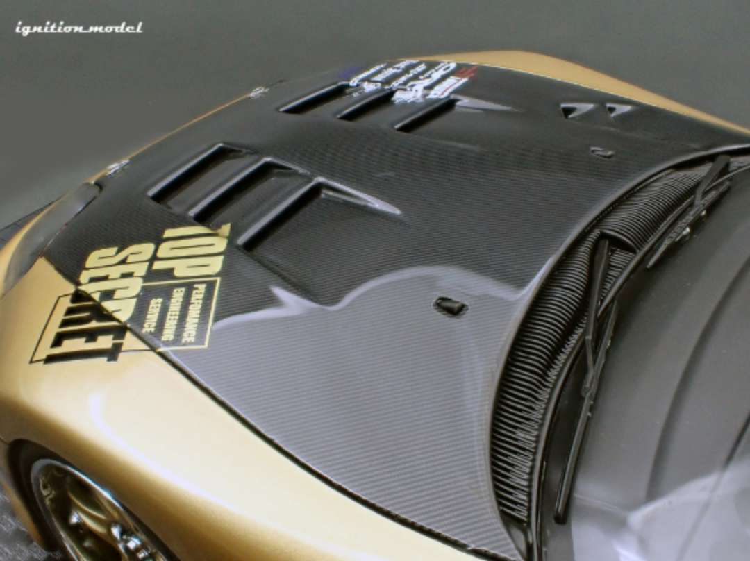 [Preorder] Ignition Model 1:18 TOP SECRET GT300 Supra (A80) Gold IG3743
