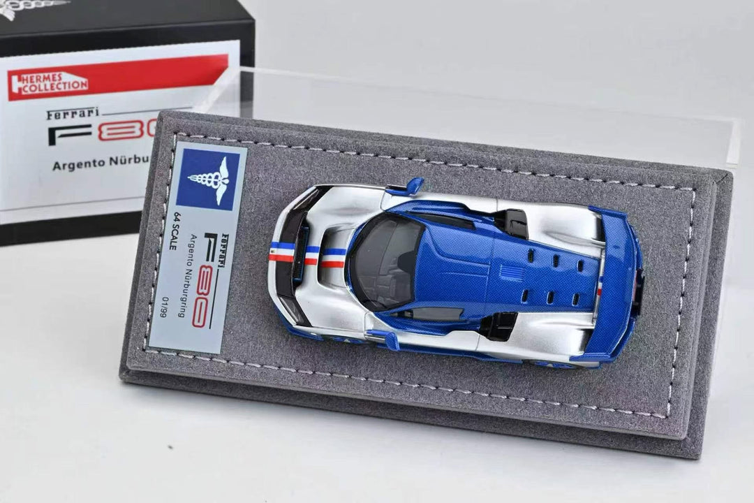 Hermes Collection 1:64 Ferrari F80 Carbon-Fibre (3 Colours)