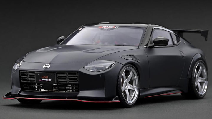 [Preorder] Ignition Model 1:18 Nissan TOP SECRET Fairlady Z (RZ34) Matte Black IG3384