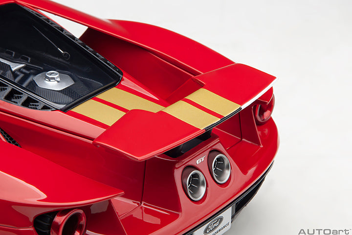 [Preorder] AUTOart 1:18 Ford GT Heritage Edition Alan Mann Red w/Gold Stripes