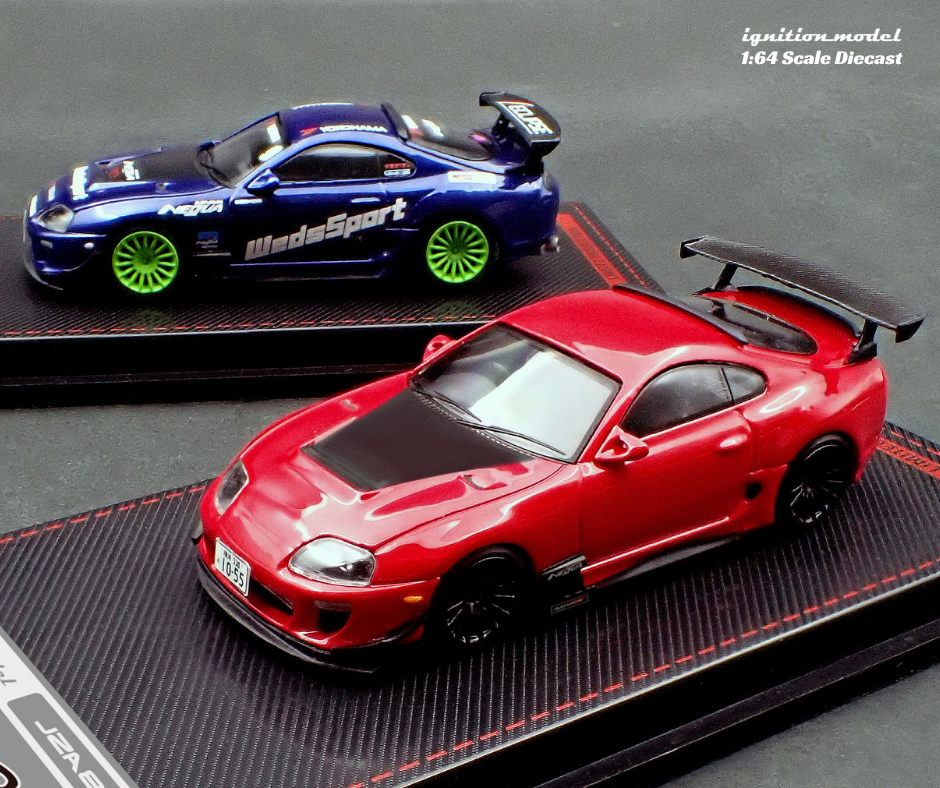 [Preorder] Ignition Model 1:64 Toyota Supra (JZA80) RZ Blue Metallic IG3843