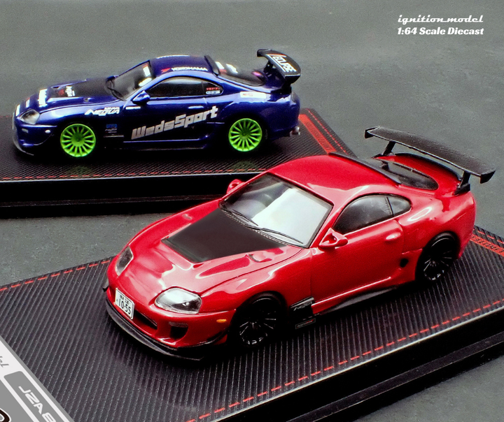[Preorder] Ignition Model 1:64 Toyota Supra (JZA80) RZ Blue Metallic IG3843