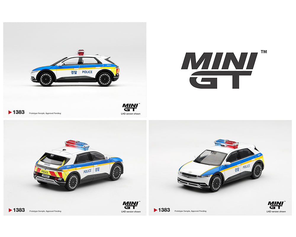 [Preorder] Mini GT 1:64 Hyundai Ioniq 5 Police Car – Korea Exclusives – Limited Edition MGT01383-L