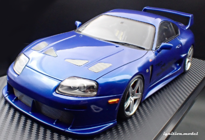 [Preorder] Ignition Model 1:18 Toyota Supra (A80) TRD 3000GT Blue IG3604