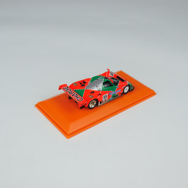 Kyosho 1:64 Mini Car &amp; Book Mazda 787B (NO.55) K07033B1-CL (Chinese Version) K07033B1-CL