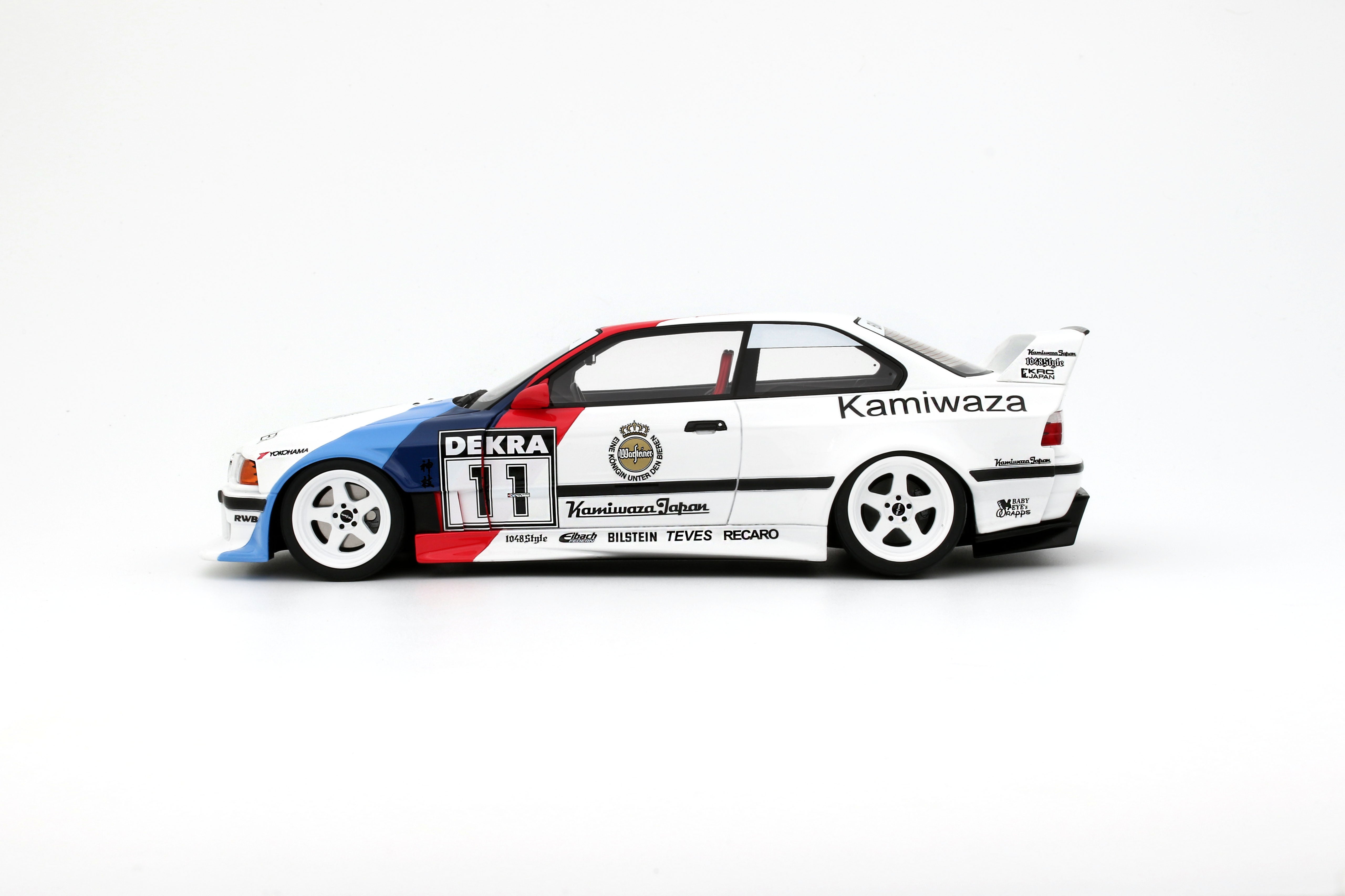 Preorder] OttO 1:18 BMW E36 KHYZYL SALEEM WHITE 2024 OT1176