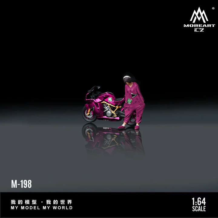 MoreArt 1:64 KTM1190 PINK TYRANNOSAURUS MOTORCYCLE MO222198