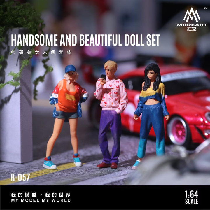 MoreArt 1:64 Handsome and Beautiful Doll Set MO223057