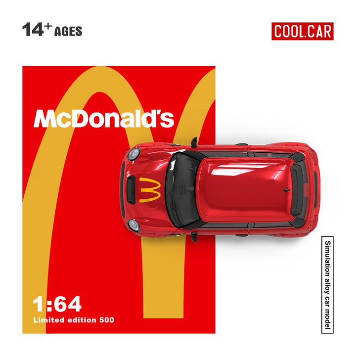 Cool Car 1:64 Mini Cooper with McDonald's Livery (2 Versions) CC643639/CC643639-1
