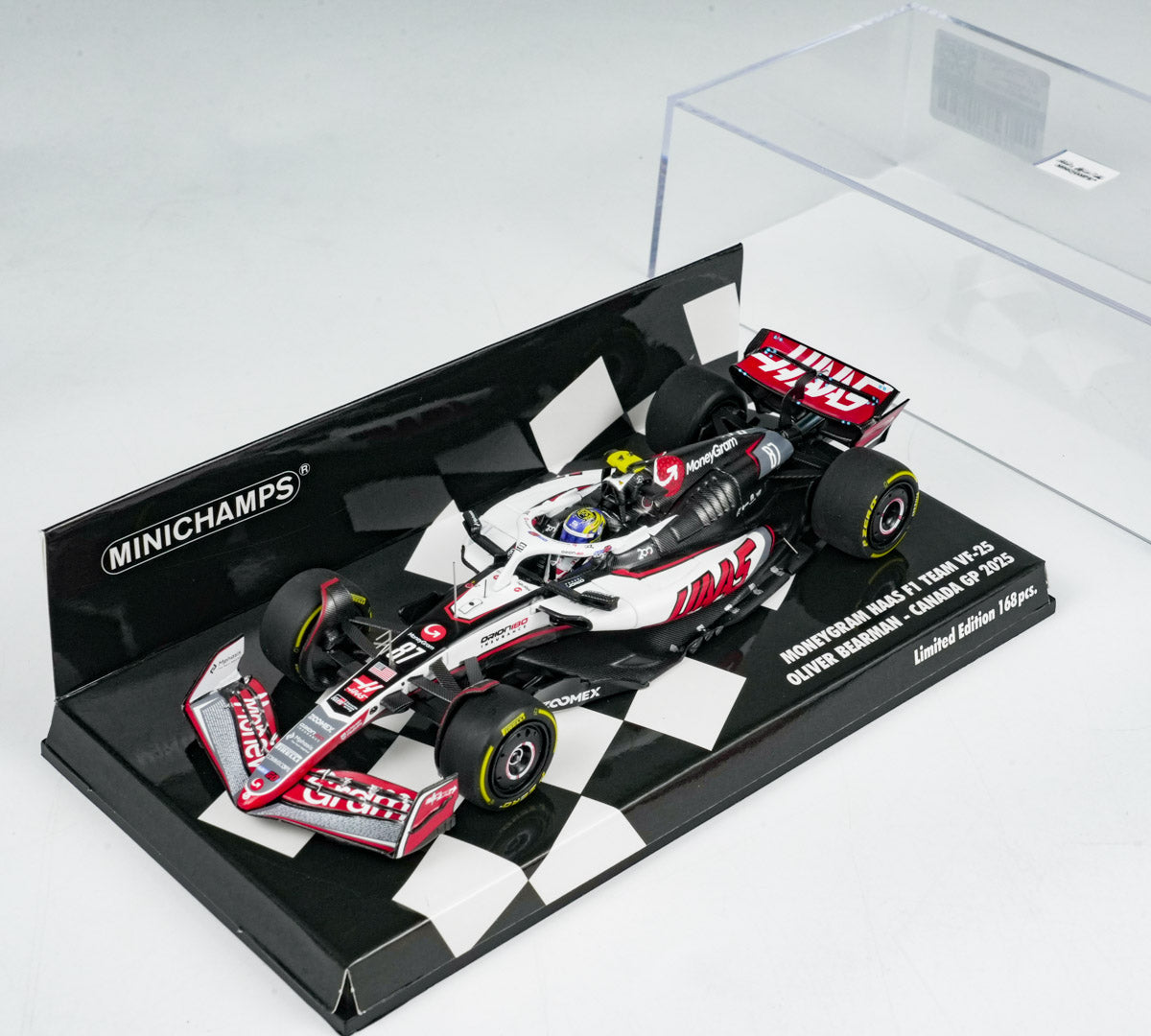 MINICHAMPS 1:43 MONEYGRAM HAAS F1 TEAM VF-25 - OLIVER BEARMAN
