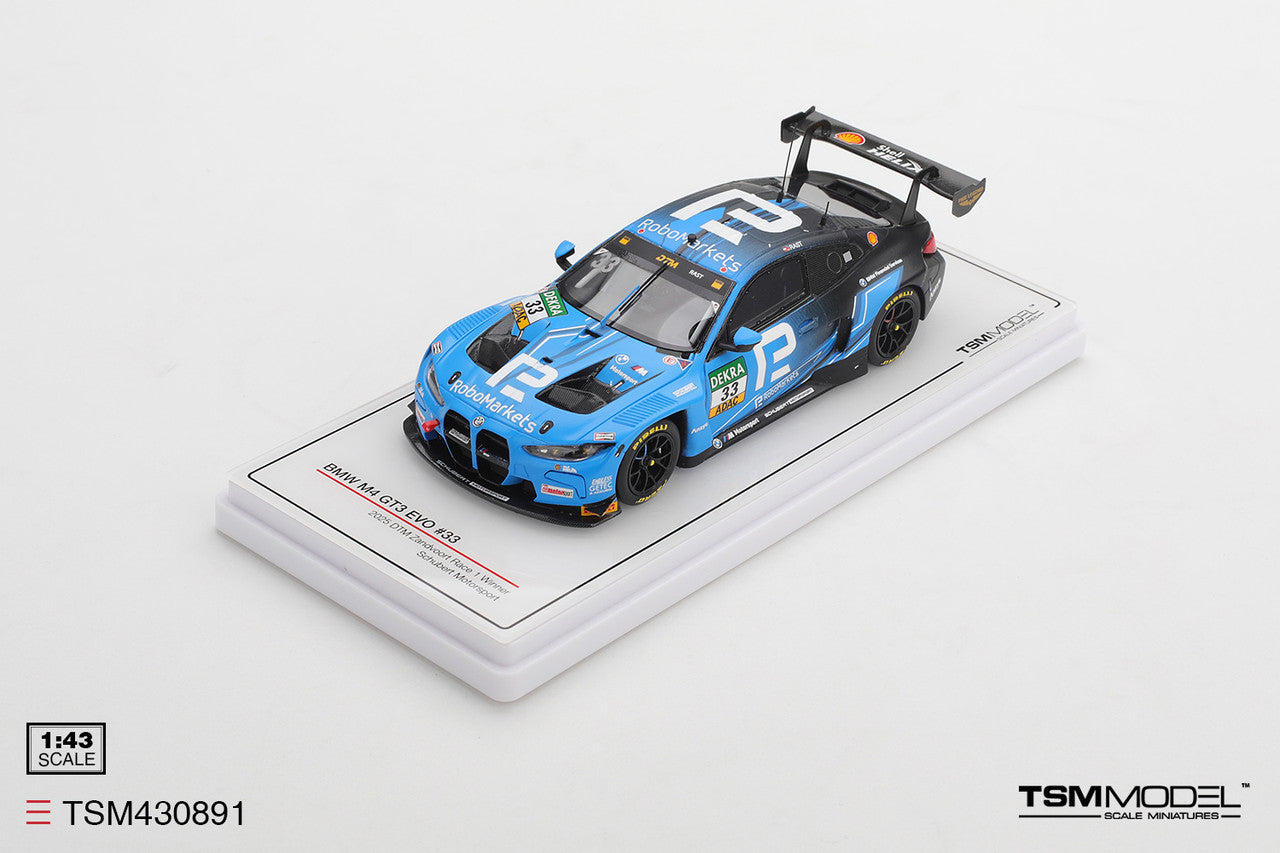 Preorder] TSM 1:43 BMW M4 GT3 EVO #33 Schubert Motorsport 2025 DTM