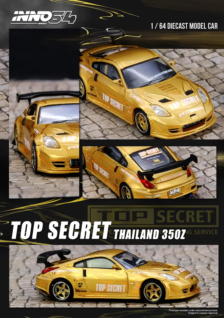 [Preorder] Inno64 1:64 NISSAN TOP SECRET THAILAND 350Z IN6-350ZTST-TSTOS