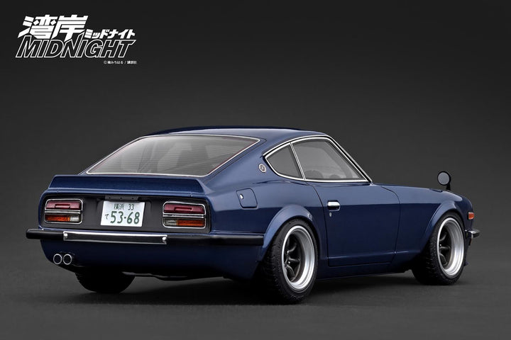 [Preorder] Ignition Model 1:18 NISSAN Fairlady Z (S30) Blue MIDNIGHT Devil's Z With Mr. Akio Asakura IG3591