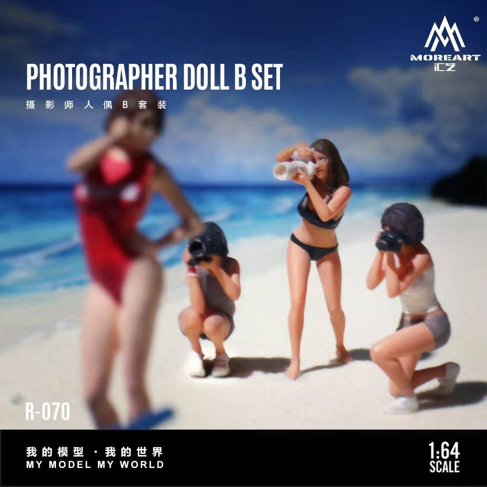 MoreArt 1:64 Photography doll B set MO223070