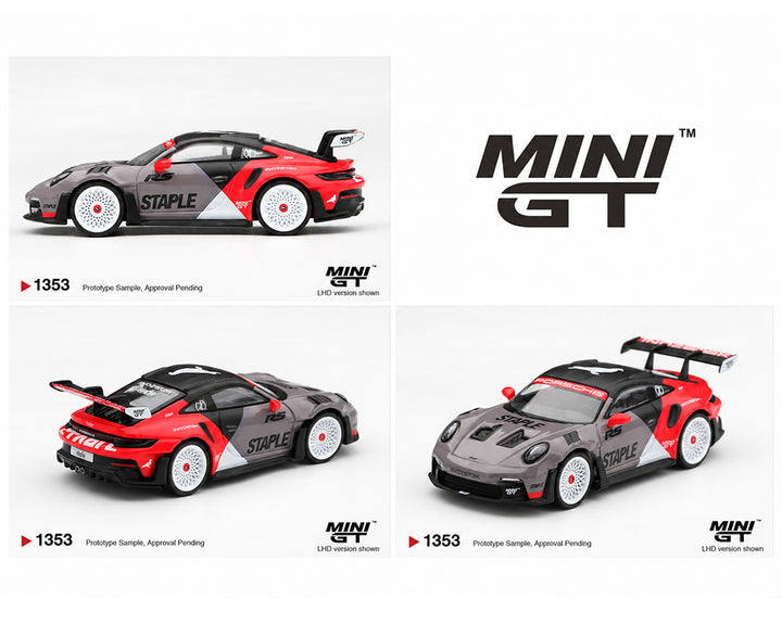 [Preorder] Mini GT 1:64 Porsche 911 GT3 RS STAPLE x INOZETEK – Limited Edition MGT01353-BL