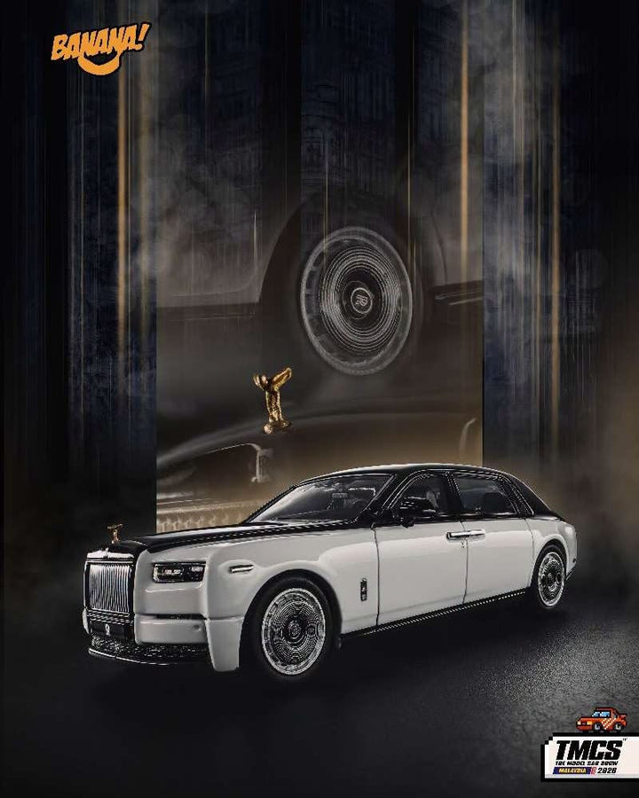 BANANA 1:64 Phantom EWB Version Black White Exclusive edition of 2026 TMCS Malaysia exhibition