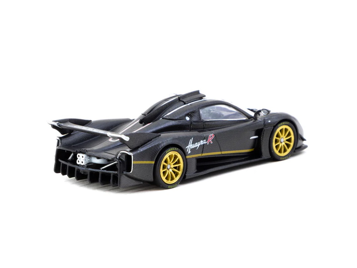 Tarmac Works 1:64 Pagani Huayra R Matte Black Carbon Fiber – Global64 T64G-TL035-MBCF