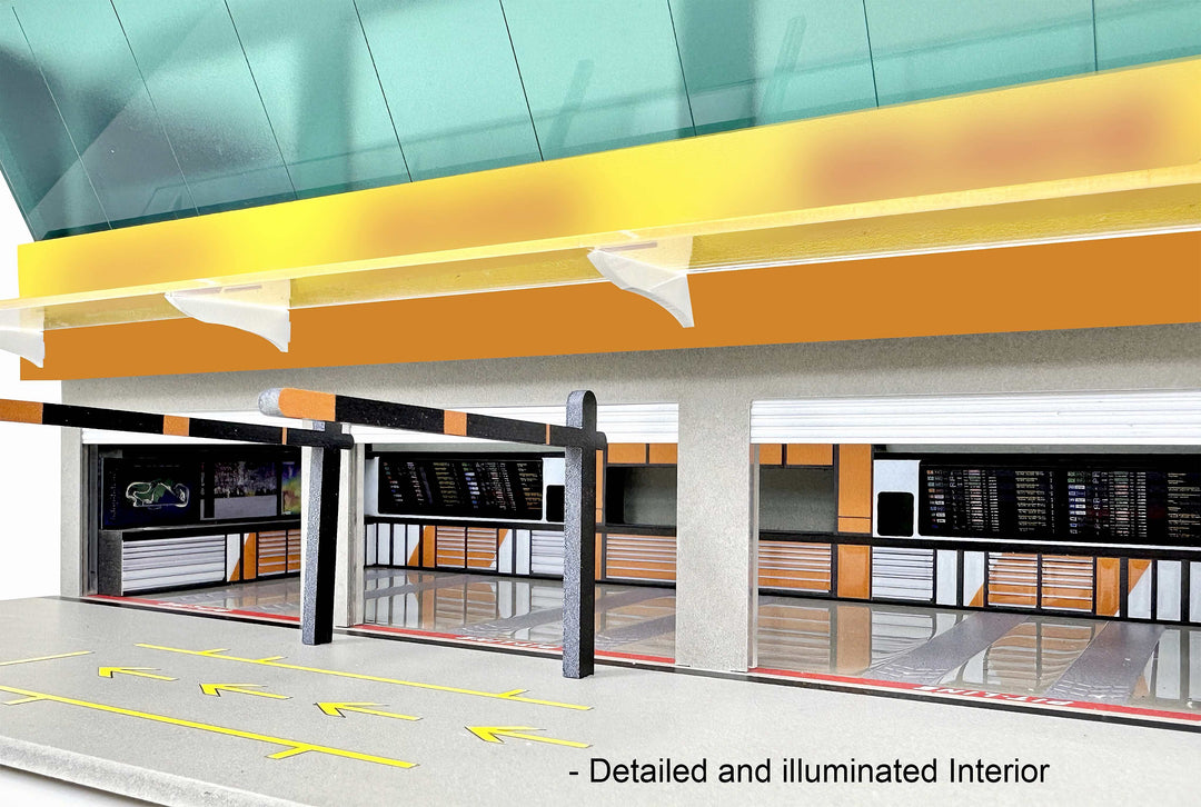 [Preorder] American Diorama 1:64 Grand Prix Paddock Diorama - Team Orange  AD-2445MJ