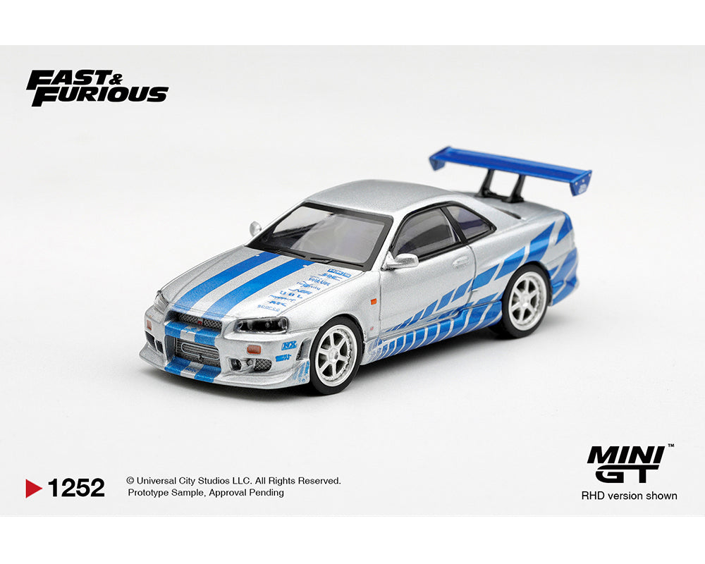 [Preorder] Mini GT 1:64 Nissan Skyline GT-R C-West “2 Fast 2 Furious” Brian O’Conner – Limited Edition MGT01252-BL